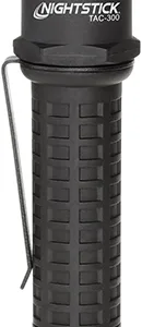 Nightstick TAC300B TAC-300B Tactical Matte Black Polymer White LED 180 Lumens 190 Meters Range