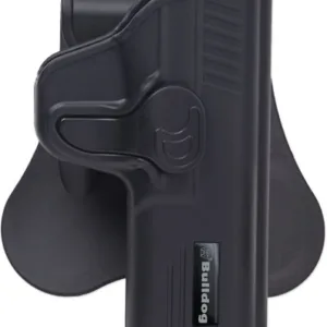 Bulldog RRHP Rapid Release  OWB Black Polymer Paddle Fits Hi-Point 45/40 Right Hand