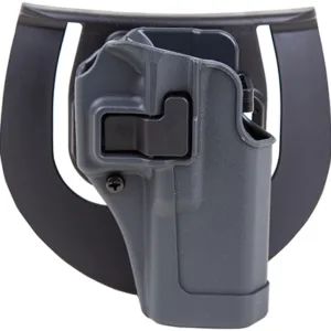 Blackhawk 413500BKR Serpa CQC Sportster OWB Size 00 Gun Metal Gray Polymer Paddle Compatible w/Glock 17/22/31/47 Right Hand