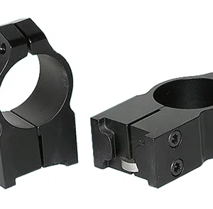 Warne 2R7M Ruger 77 Maxima Matte Black 1" High 0 MOA