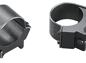 Weaver Mounts 49121 Detachable Top Mount Rings  Matte Black 30mm Medium