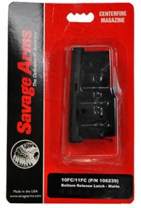 Savage Arms 55221 110  Blued Detachable 4rd for 7.62x39mm Savage 10 Predator Hunter/10/11FC/12FCV/12LRP/110/10 Precision Carbine