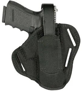Blackhawk 40PC05BK Pancake  OWB Size 05 Black Cordura Nylon Belt Slide Fits Large Semi-Auto Fits 3.75-4.50" Barrel Ambidextrous