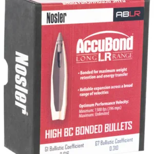 Nosler 58623 AccuBond Long Range 7mm .284 168 gr Spitzer Point/ 100 Per Box