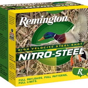Remington Ammunition 20837 Nitro-Steel High Velocity 12 Gauge 3.50" 1 1/2 oz BB Shot 25 Per Box/ 10 Cs