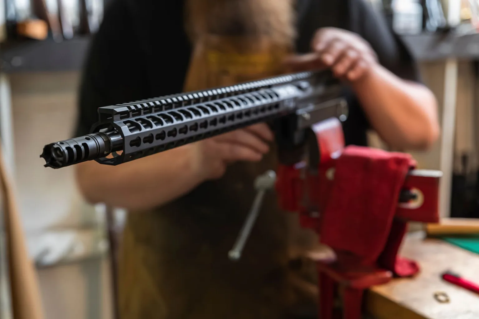 A picture of AdobeStock 406328920 with USA Gun Store