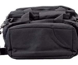 BULLDOG RANGE BAG DLX W/STRAP BLK