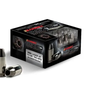 BARNES TAC-XPD 9MM+P LUGER