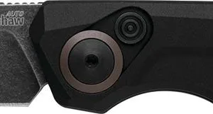 Kershaw 7550 Launch 11 Automatic 2.75" Folding Drop Point Plain Black Oxide Blackwash CPM 154 SS Blade, Black Anodized Aluminum Handle, Includes Pocket Clip