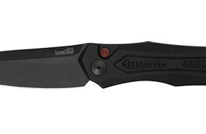 Kershaw 7800BLK Launch 6 3.75" Folding Drop Point Plain Black DLC CPM 154 SS Blade Black Anodized Aluminum Handle Includes Pocket Clip