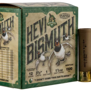 HEVI-Shot HS14501 HEVI-Bismuth  12 Gauge 3.50" 1 1/2 oz Bismuth 1 Shot 25 Per Box/ 10 Case