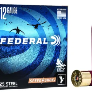FEDERAL SPEED SHOCK STEEL AMO 12GA #4 3-1/2" 1-3/8OZ 25RD (10 BOX CASE)
