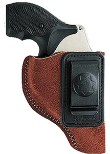 Bianchi 10380 6C  IWB Tan Leather Belt Clip Fits 2" Barrels/Ruger/Colt Charter Arms Right Hand