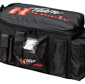 Hornady 9919 Team Hornady Range Bag Black with Red Logo Nylon with Large Compartment & Embroidering