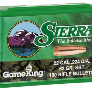 Sierra 9362 GameKing  .224 62 gr Spitzer Boat Tail/ 100 Per Box