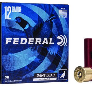 Federal H1266 Game-Shok High Brass 12Gauge 2.75" 1 1/4oz 6Shot 25 Per Box/10 Case