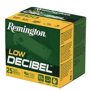 Remington Ammunition R20740 Low Decibel  410 Gauge 2.50" 9 Shot 25 Per Box/ 10 Case