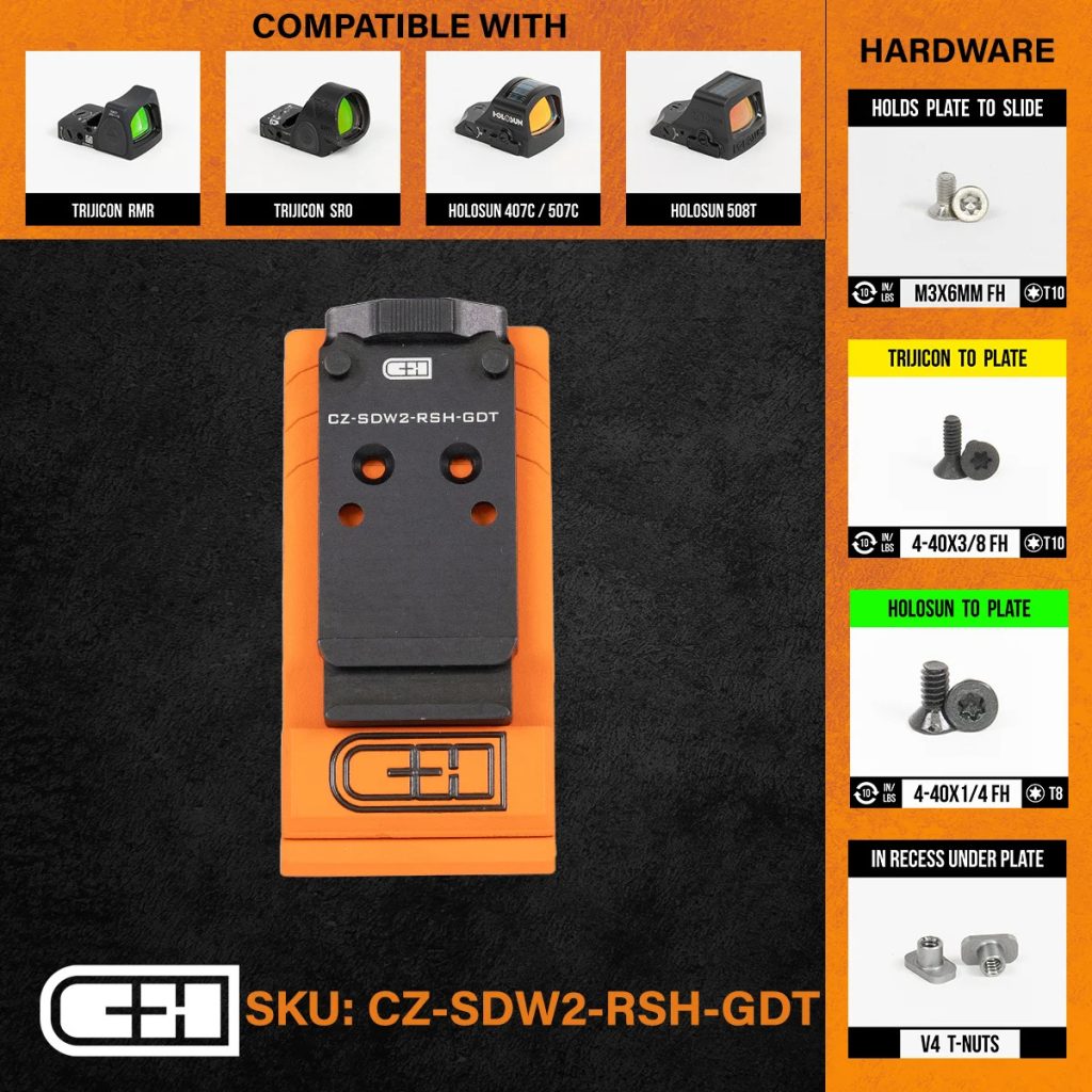 A picture of CHP CZ SDW2 RSH GDT with USA Gun Store