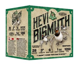 HEVI BISMUTH 28GA 3" 1OZ #6 25/250