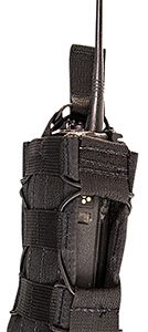 High Speed Gear 11MAC0BK TACO  Multi-Access Comm Holder, Black Nylon with Bungee Pull Tongue, Fits MOLLE