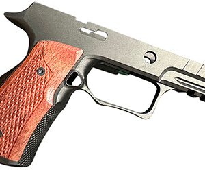 Sharps Bros SBGM09 Grip Module  Black w/ Cherry 7075-T6 Aluminum Fits Sig P320