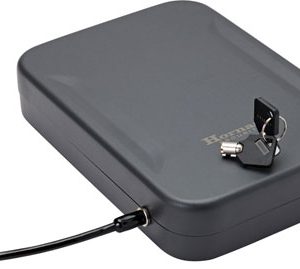 Hornady 95210 Lock Box  XL Key Entry Black Steel Holds 1 Handgun 10" L x 7" W x 2" D