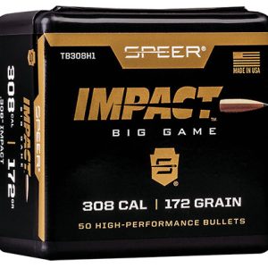 Speer TB308H1 Impact  30Cal 172gr Speer Impact 50 Per Box/5 Case
