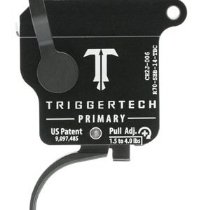 TriggerTech R70SBB14TBC Primary  Single-Stage Traditional Curved Trigger with 1.50-4 lbs Draw Weight for Remington 700 Right