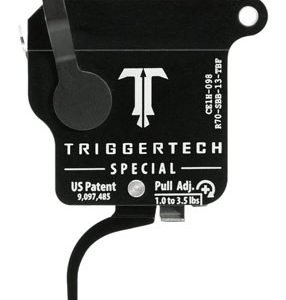 TriggerTech R70SBB13TBF Special  Single-Stage Flat Trigger with 1-3.50 lbs Draw Weight for Remington 700 Right