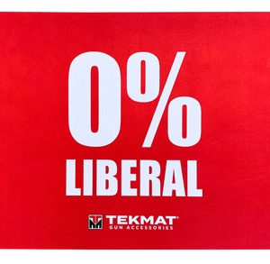TekMat TEK42LIBERAL Zero Percent Liberal Door Mat Red Rubber 42" Long 0% Liberal