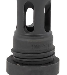 Yankee Hill 431536A Mini QD Flash Hider Black Phosphate Steel with 1/2"-36 tpi Threads & 2.13" OAL for 5.56x45mm NATO AR-Platform