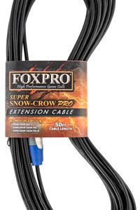 Foxpro CBL50FTSCP2SSCP Speaker Extension Cable  50' Black for FoxPro Super Snow Crow Pro & Snow Crow Pro 2