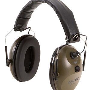 Allen 2225 Single Microphone Emuff  82 dB OD Green/Black Adult
