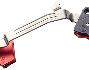Timney Triggers ALPHAGLOCK34 Alpha Competition 9mm Luger/40 S&W, Black Straight Trigger, Compatible w/ Most Glock Gen3-4
