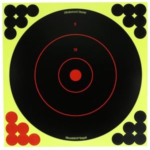 Birchwood Casey TDSNC825PK Target Dispenser  Adhesive Paper 8" Bullseye Includes Pasters 25 Per Pkg
