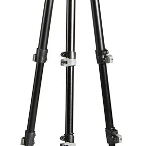 Bog-Pod 1100482 Folding Tripod Adrenaline made of Black Finish Aluminum with Foam Grip, Rubber Feet, 360 Degree Pan, 25 Degree Cant & 16-72" Vertical Adjustment