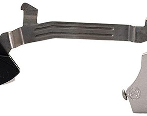 Timney Triggers ALPHAGLOCK34LRGSILVR Alpha Competition 45 ACP/10mm Auto, Silver Straight Trigger, Compatible w/Glock Gen3-4