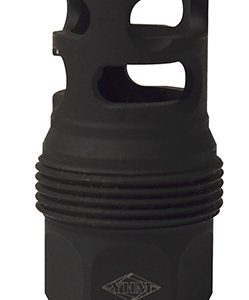 Yankee Hill 4445MB24B sRx Q.D. Muzzle Brake Short Black Phosphate Steel with 11/16"-24 tpi for sRx Adapters
