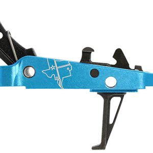 CMC Triggers 47503 Drop-In Trigger Group 2.0 Single-Stage Flat with 3.50 lbs Draw Weight, Black with Blue Housing, Fits AK-47
