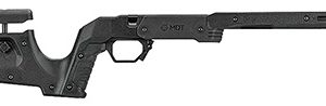 Mdt Sporting Goods Inc 104689BLK XRS Chassis Black Aluminum Core with Polymer Panels, Adj. Cheekrest, M-LOK Forend, Interchangeable Grips, AICS Mag Compatible, Fits Short Action Tikka T3