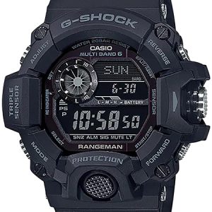 G-shock/vlc Distribution GW94001B G-Shock Tactical Rangeman Keep Time Blackout Size 145-215mm Features Digital Compass