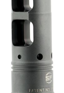 SureFire SFMB3383424 SOCOM Muzzle Brake Black DLC Stainless Steel with 3/4"-24 tpi Threads & 2.60" OAL for 338 Cal AR-Platform