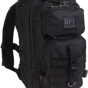 Bulldog BDT410B BDT Tactical  Compact w/ Black Finish, 2 Main & Accessory Compartments, Hydration Bladder Compartment & Molle, Alice Compatible