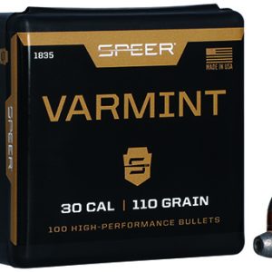 Speer 1835 Varmint  30Cal 110gr Jacketed Hollow Point 100 Per Box/5 Case