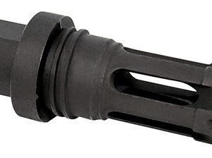 Yankee Hill 4302AKA Phantom Q.D. Flash Hider Black Steel with M14x1 LH Threads for 30 Cal AK-Platform