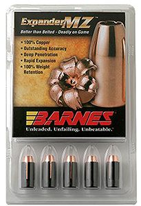 Barnes Bullets 30506 Expander MZ Muzzleloader 45 ExpanderMZ Hollow Point 195gr 15rd/Box