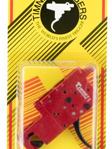 Timney Triggers 650 RPR  Two-Stage Curved Trigger with 8 oz/1 lb Draw Weight & Black/Red Finish for Ruger Precision