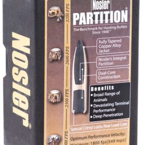 Nosler 16331 Partition  30Cal 180gr Spitzer 50/Box
