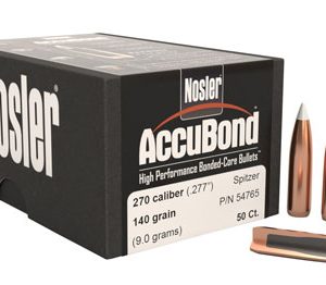 Nosler 54765 AccuBond  270Win 140gr Spitzer Point 50/Box