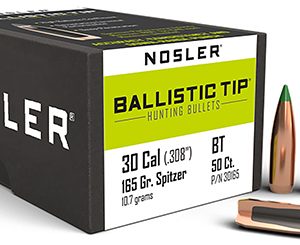 Nosler 30165 Ballistic Tip  30Cal 165gr Spitzer 50/Box